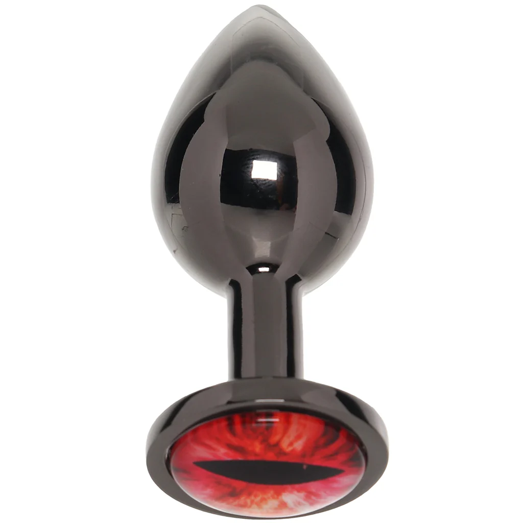 Creature Cocks Sinister Eye Metal Butt Plug in Medium