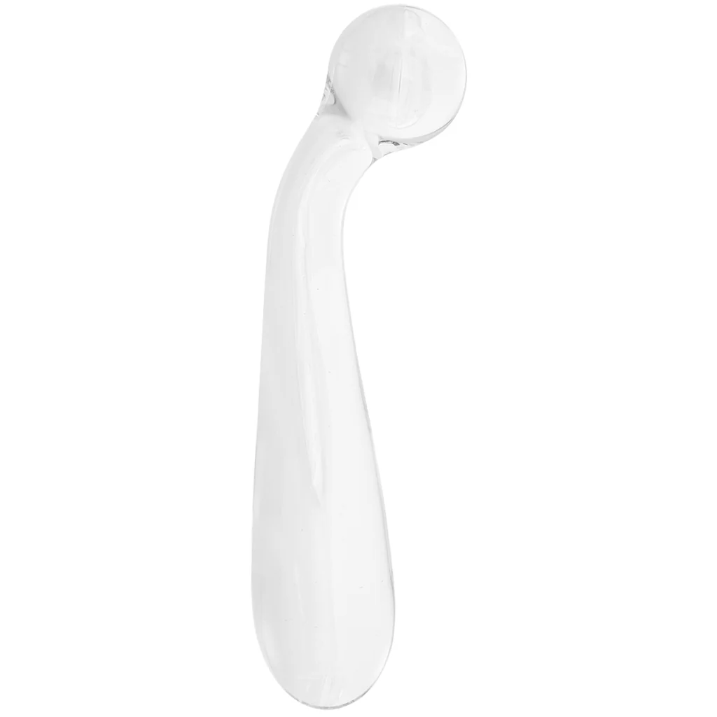 Crystal Premium Glass G-Spot Wand in Clear 1 898-crystal-premium-glass-g-spot-wand-in-clear-1.webp