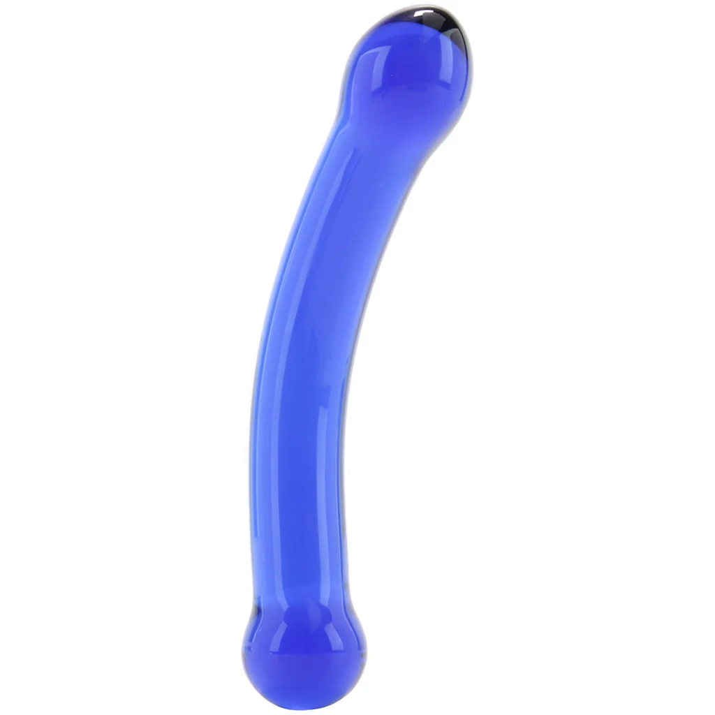 glÃ¤s 6 Inch Curved G-Spot Glass Dildo