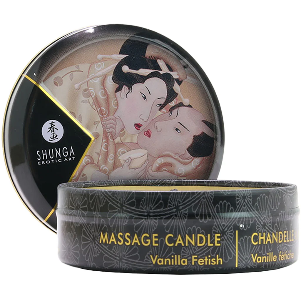 Desire Mini Massage Candle 1oz/30ml in Vanilla Fetish