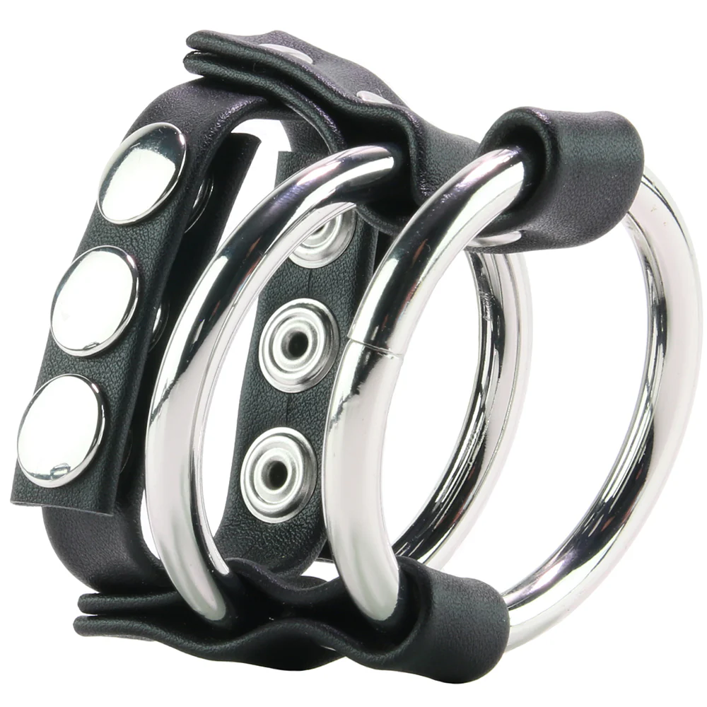 Blue Line Double Metal C-Ring with Adjustable Ball Strap